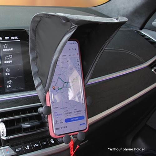 Cell Phone Umbrella Sun Shade Glare Blocking Phone Stand For Car And Motorcycle