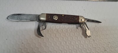 vintage Ulster official boy scout USA pocket folding knife free shipping