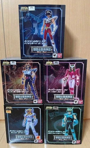 Saint Cloth Myth EX New Bronze Cloth Figure 5 Set Pegasus Cygnus Shiryu NEW