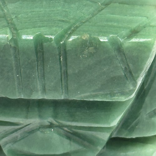 Vintage Statue Figurine Carved Stone Green Mayan Aztec 3" Tall Replacement Chess - Picture 6 of 11