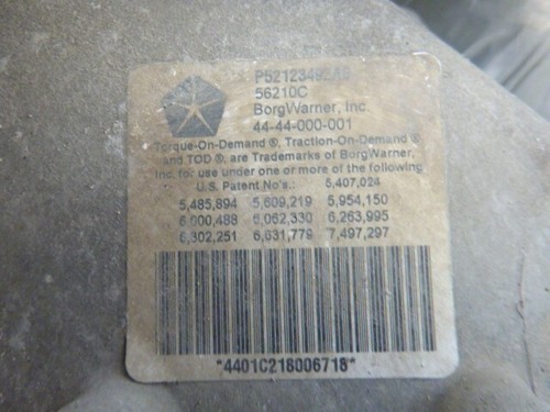 Used Transfer Case Assembly fits: 2011 Ram Dodge 1500 pickup model NV246 electri