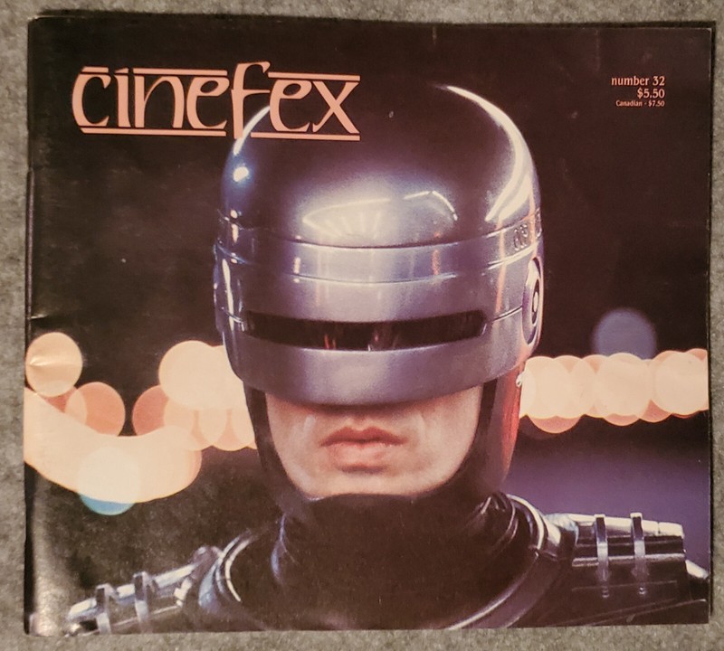 Cinefex #32 Robocop Innerspace November 1987