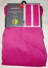 Essential Home Logan Pink Room Darkening Rod-Pocket Panel Pair 52"x84"