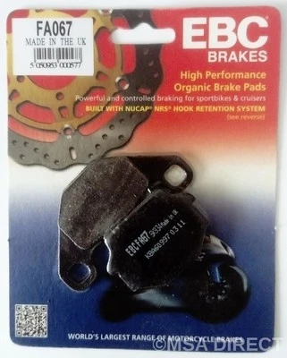 EBC Disque Avant Plaquettes de Frein Pour Suzuki GN125 (1994 À 2010) / GS125 ( - Photo 1/2