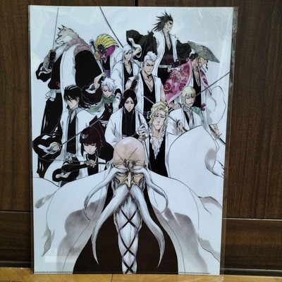 BLEACH  Original Art Exhibition Clear File A3 Gotei 13 Squad Captain JAPAN