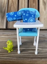 Rugrats TOMMY Replacement High Chair, Pillow, Blanket,  Dinosaur  1997