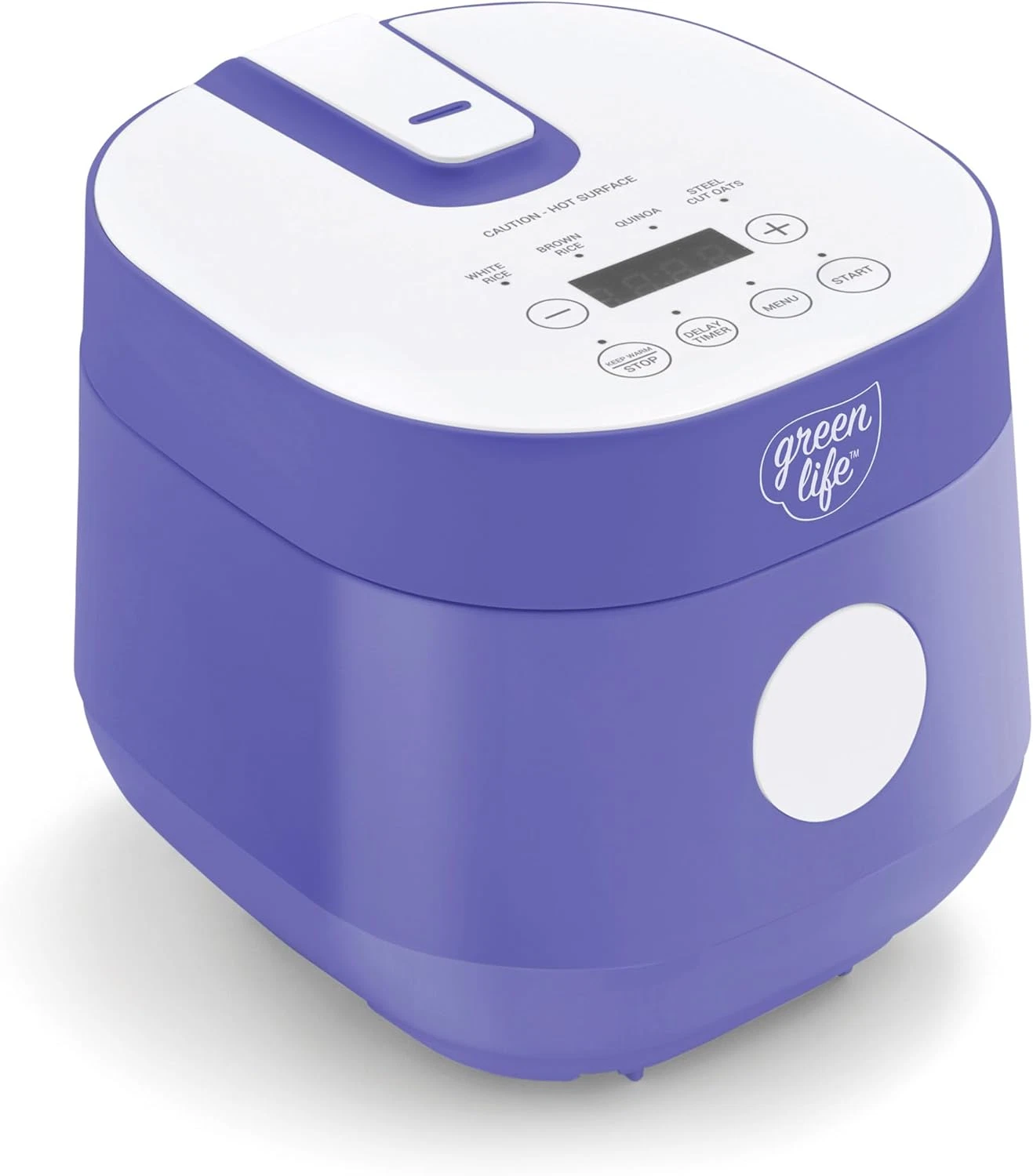 4-Cup Digital Rice Cooker, PFAS & Pfoa-Free Removable Ceramic Dishwasher Safe Po