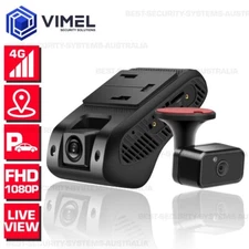 4G Dash Camera GPS tracker Dashcam Security Parking Sim card 24/7 Monitoring