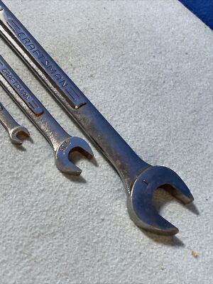 Craftsman 44705 1-in 44696 9/16 42911 7 mm Combination Wrench Made