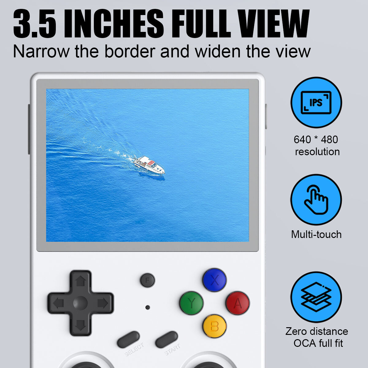 ANBERNIC RG353V Handheld Game Console 3.5Inch Dual OS Android 11 Linux HDMI Gift - Image 3