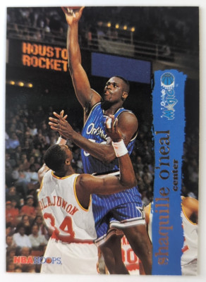 1995-96 NBA Hoops Shaquille O'Neal #117, Over Hakeem
