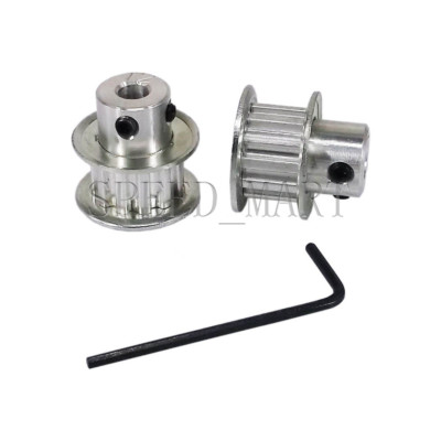XL Typ Zahnriemenscheibe 12T – AF, 7 Mm Bohrung, Alu, Für Schrittmotor, Propulley