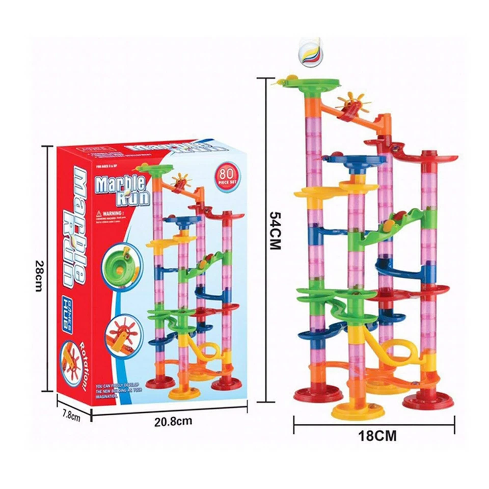 Marble Run Creative Set Make Build Create Your Own Fun Design (50,80,133pc) - Image 2 of 4