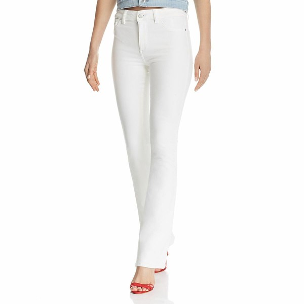 DL1961 Womens Bridget White Denim Mid Rise Bootcut Jeans 27 BHFO 2499
