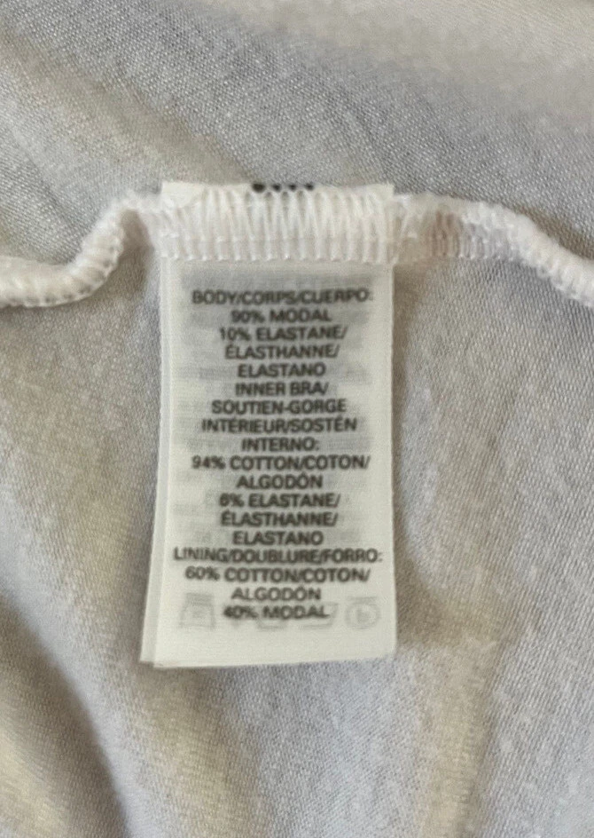 UNDERCOVER Mini abito Victoria's Secret bianco con fiocco Sweetheart linea taglia S