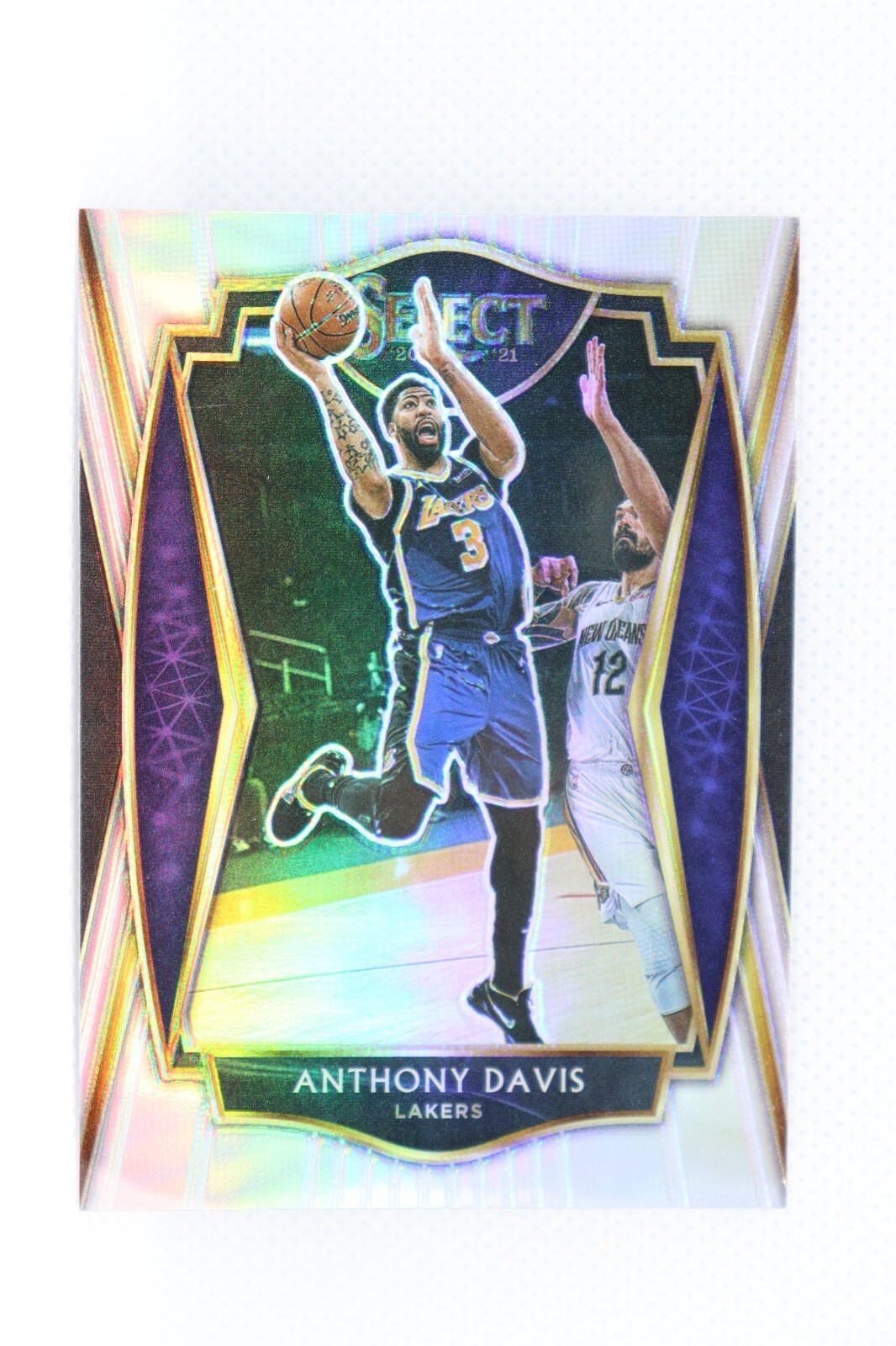 Anthony Davis 2020-21 Select Premier Level Prizm Silver Card #155