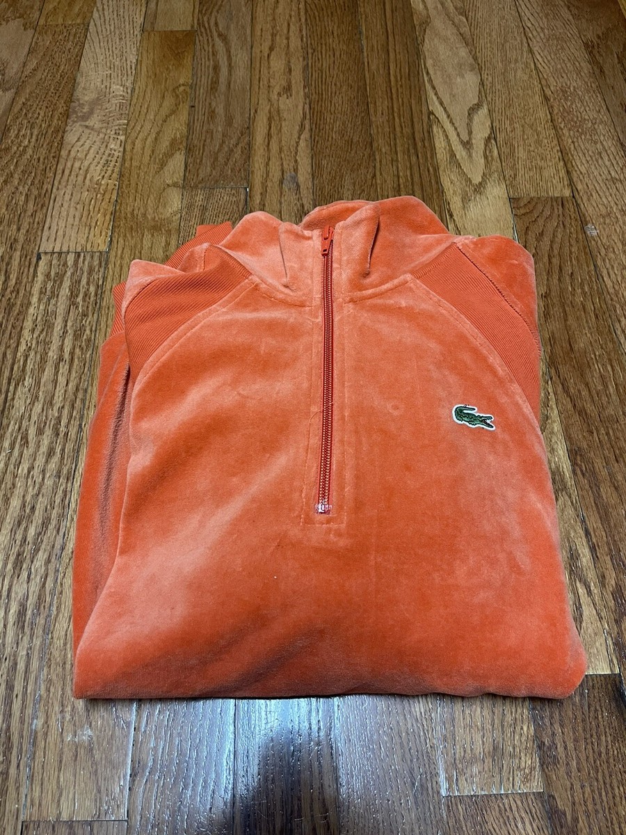 Supreme Lacoste Velour Half-Zip Track Top Orange SS18 | eBay Supreme Lacoste Velour Half-Zip Track Top Orange SS18 | eBay