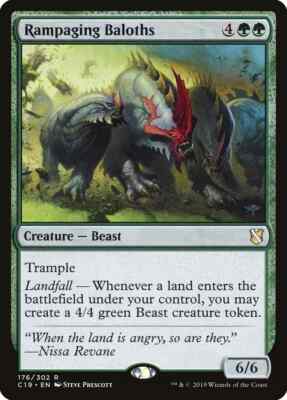 Rampaging Baloths Commander 2019 Regular NM magic the gathering