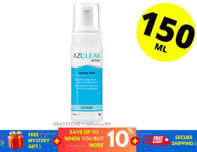AZCLEAR for Skin Cleanser Acne Treatment Skin Wellness Foaming Wash 150ml