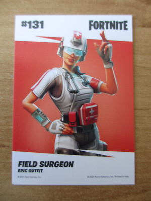 Panini FORTNITE 2021 Epic Games Card / #131 FIELD SURGEON