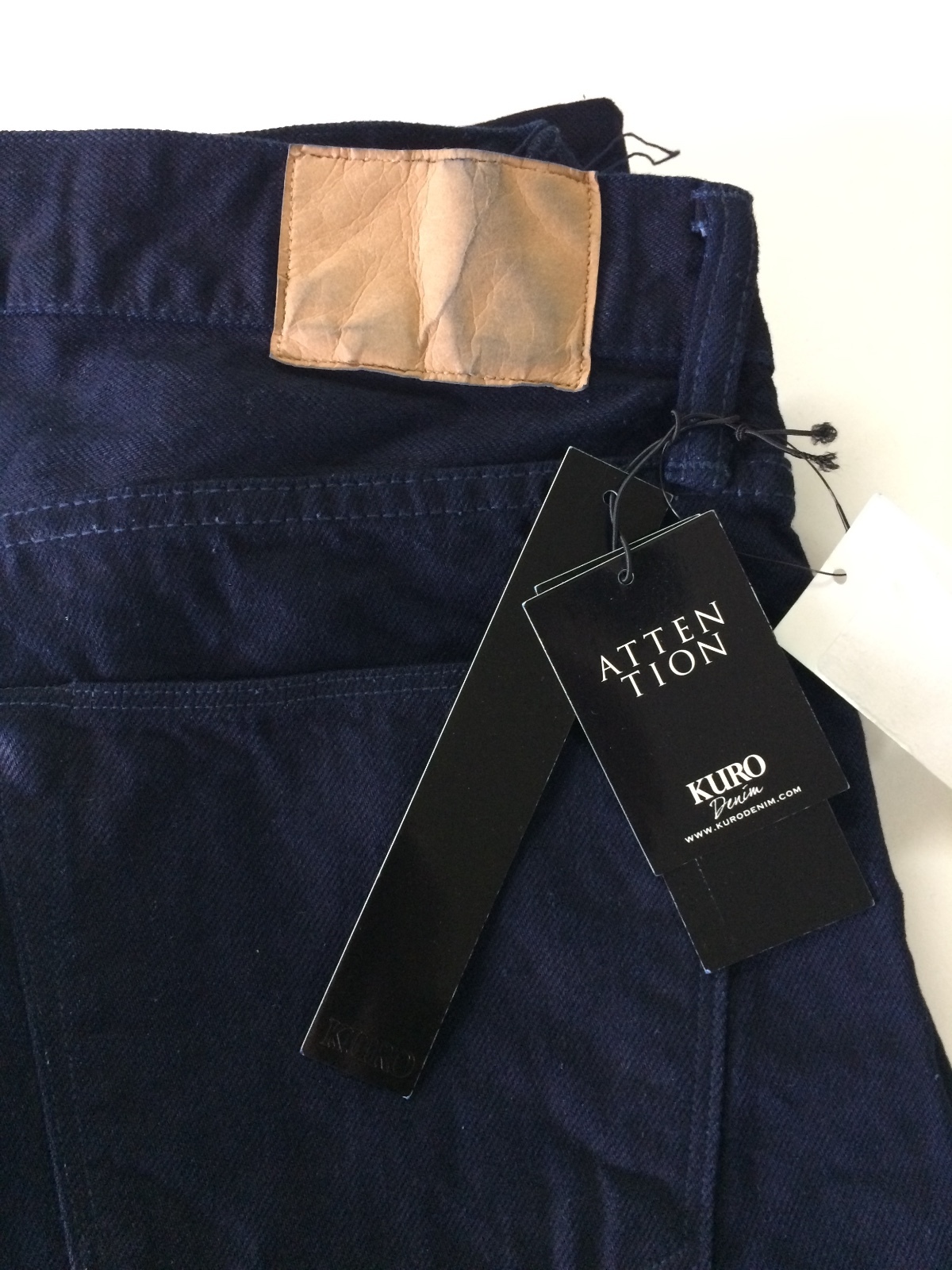 Kuro graphite indigo selvedge jeans, 550+ made in Japan KURO Okayama