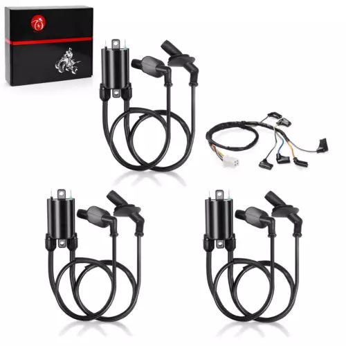 3x Ignition coil + Sub-wire for Honda GL1500 A SE I Goldwing 1500 1989 1999-2000 - Bild 10 von 11