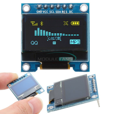 0.96'' 6Pin SPI&IIC I2C OLED Display Module Blue&Yellow For Arduino Raspberry Pi