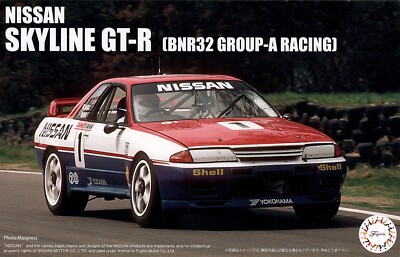 【TLVN】 NISSAN SKYLINE GT-R R32 Gr.A Ver. Fujimi 1/24 NISSAN SKYLINE GT-R (BNR32 GROUP-A RACING) Plastic