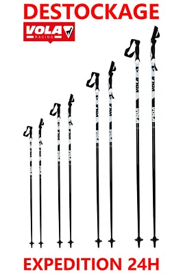 VOLA Skistöcke NEU Schwarz Unisex 135 cm 1 Meter 35