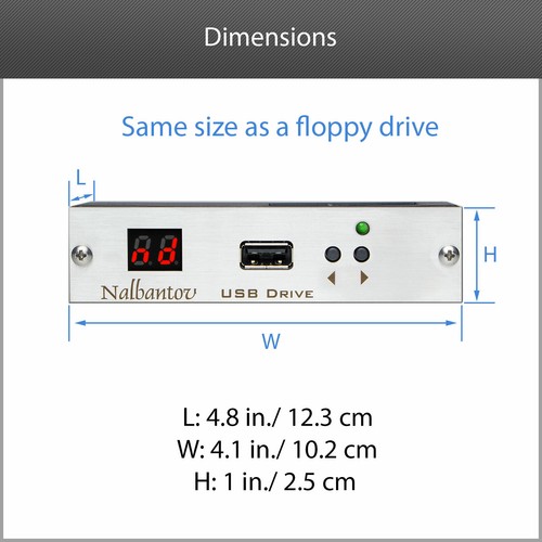 Nalbantov USB Floppy Disk Drive Emulator N Drive Industrial For nalbantov-usb-floppy-disk-drive-emulator-n-drive-industrial-for