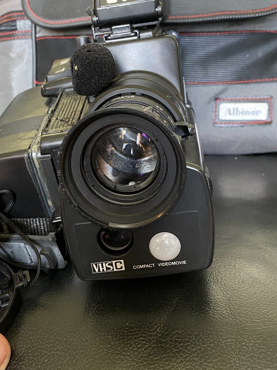 VINTAGE 1988 JVC GR-35 VHSC VIDEO MOVIE CAMERA BLUE AS-IS VINTAGE 1988 JVC GR-35 VHSC VIDEO MOVIE CAMERA BLUE AS-IS