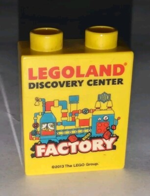 LEGO DUPLO LEGOLAND Discovery Center Factory 2013 SOUVENIR BRICK 1x2x2 Promo