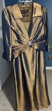 ladies bronze 2 piece mother of the bride dress