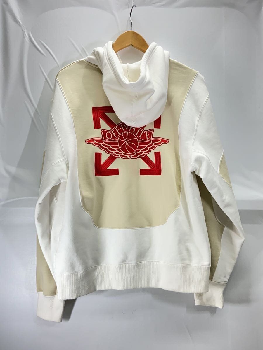 OFF WHITE X NIKE Felpa Nike con cappuccio x OFF WHITE M cotone bianco CV0541 134 usata