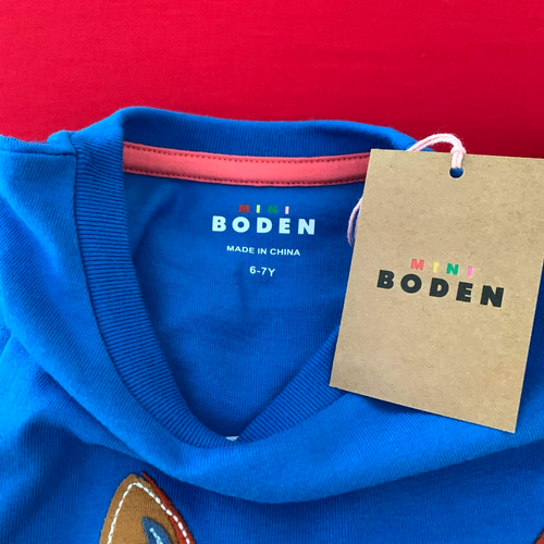 MINI BODEN Awesome "HORSE" Appliqué layered Shirt. 6-7 Years. Great Gift Idea! - Picture 9 of 20