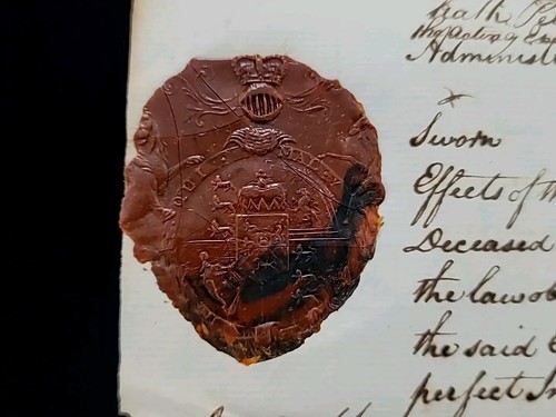 George III Prince Regent Royalty British Baronet Supreme Court Royal Document UK - Picture 8 of 24