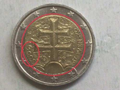 2 euro münze slovensko 2009 fehlprägung - Bild 1 von 6