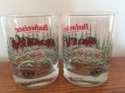 Budweiser 1989 Old Fashion Drinking Glass Clydesdale Horses — photo 2
