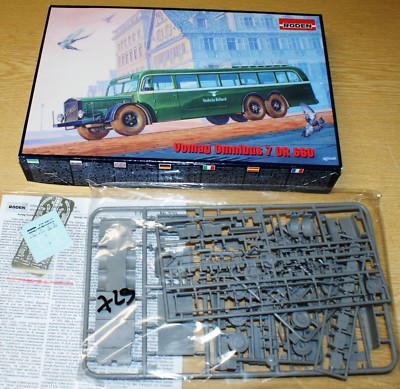 VOMAG 7 OR 660 German heavy 3-axle omnibus in 1/72 von Roden