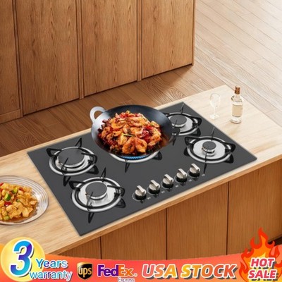 30Inch Built-in Stove Top 5 Burner Stove Hob Cooktop LPG/NG Gas Cooktop Burner