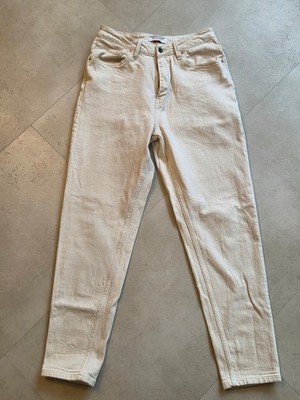 Kuyichi, Damen Jeans, Größe: 32/32, Nora Loose Tapered, Beige , Baumwolle