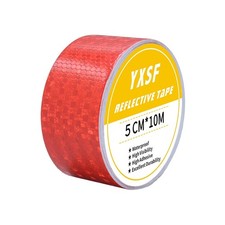 2 Inch 30 Feet Red Reflective TapeWarning Caution Marking high Viscosity Refl...