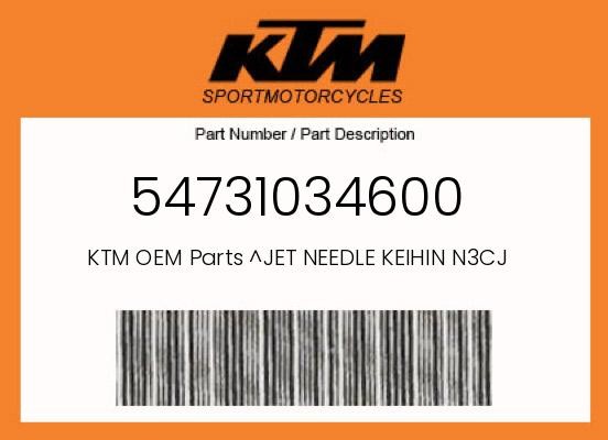 KTM Genuine Jet Needle Keihin N3Cj - 54731034600