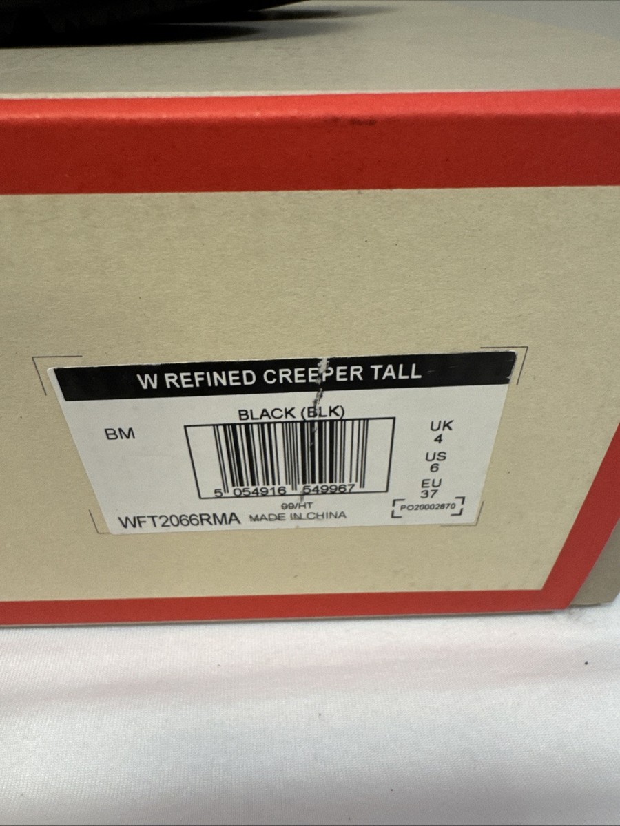 Hunter Original Refined Creeper Tall Rain Boots Black Matte