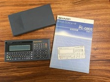 SHARP PC-G803 Pocket Computer with Manual Used