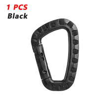 1-9 Pezzi Tattico 3.5 "Moschettone in Plastica Molle Clip Portachiavi a Forma Di