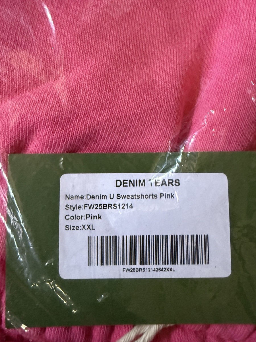 Denim Tears Pink University Sweatshorts Size 2XL | eBay