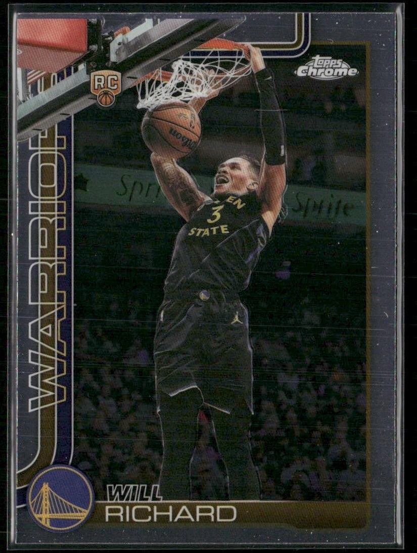 2025-26 Topps Chrome Update #196 Will Richard