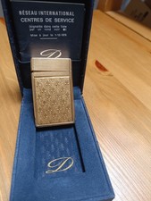 S.T. DUPONT LIGHTER LIGNE 1 - DRAGO - Limited Edition - GOLD PLATED - RARE !