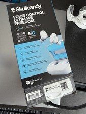 Skullcandy Grind True Wireless Bluetooth In-Ear Earbuds Gray w/ Charging Case